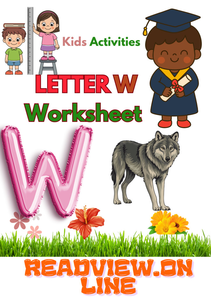 LETTER W Alphabet