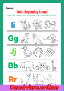 Colour beginning Sound